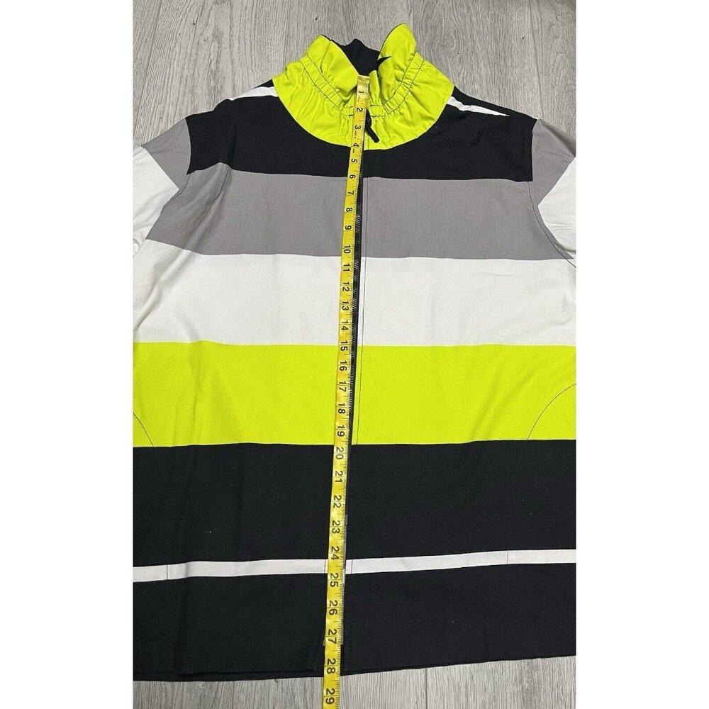 Caroline Rose Abstract Striped Multicoloured Zip Jacket  Women’s Size 2XL - Picture 6 of 6